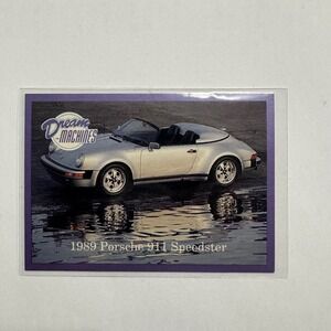 1989 Porsche 911 Speedster Automobile‎ Dream Machines Trading Card Imperial 1991